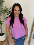 Wild and Free Waffle Knit Top