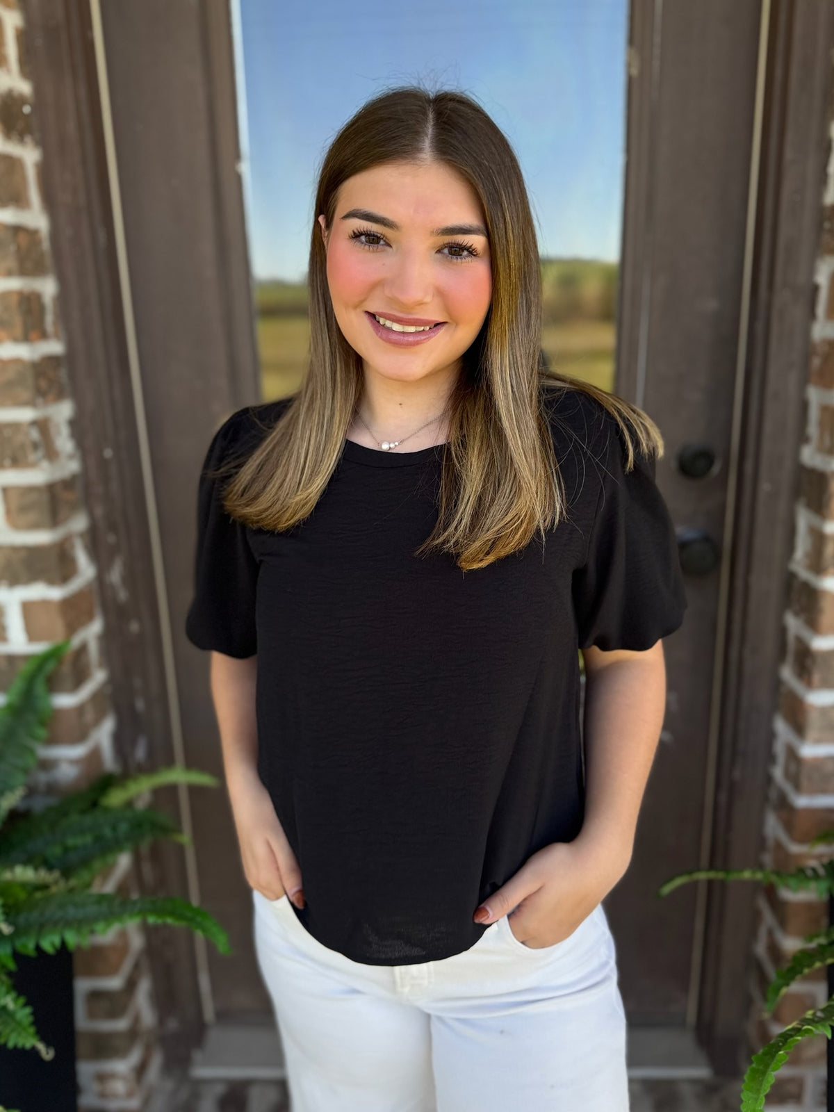 Softly Sophisticated Puff Sleeve Top
