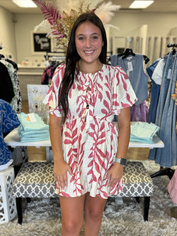 Beach Bloom Babydoll Dress