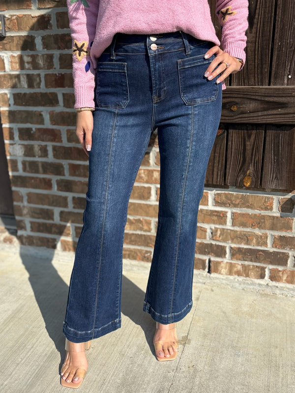 Bella High Rise Bootcut Jean - Risen