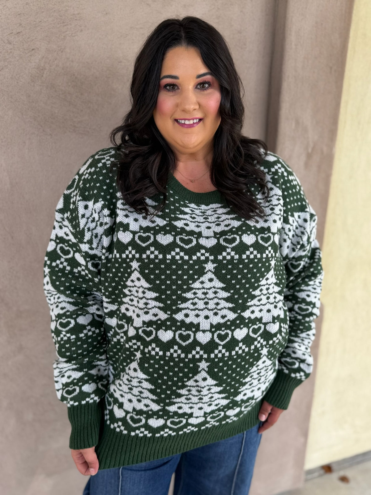 Cozy Christmas Sweater - Plus