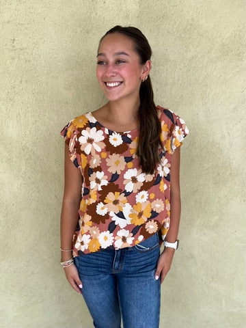 Fall Refresh Floral Top