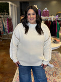 Cuddle Up Contrast Sweater