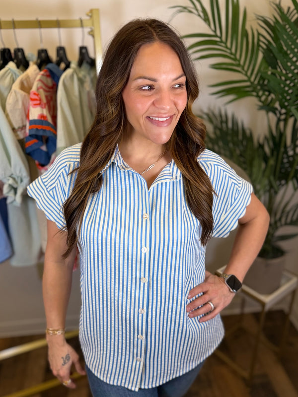 Sunday Garden Scalloped Top