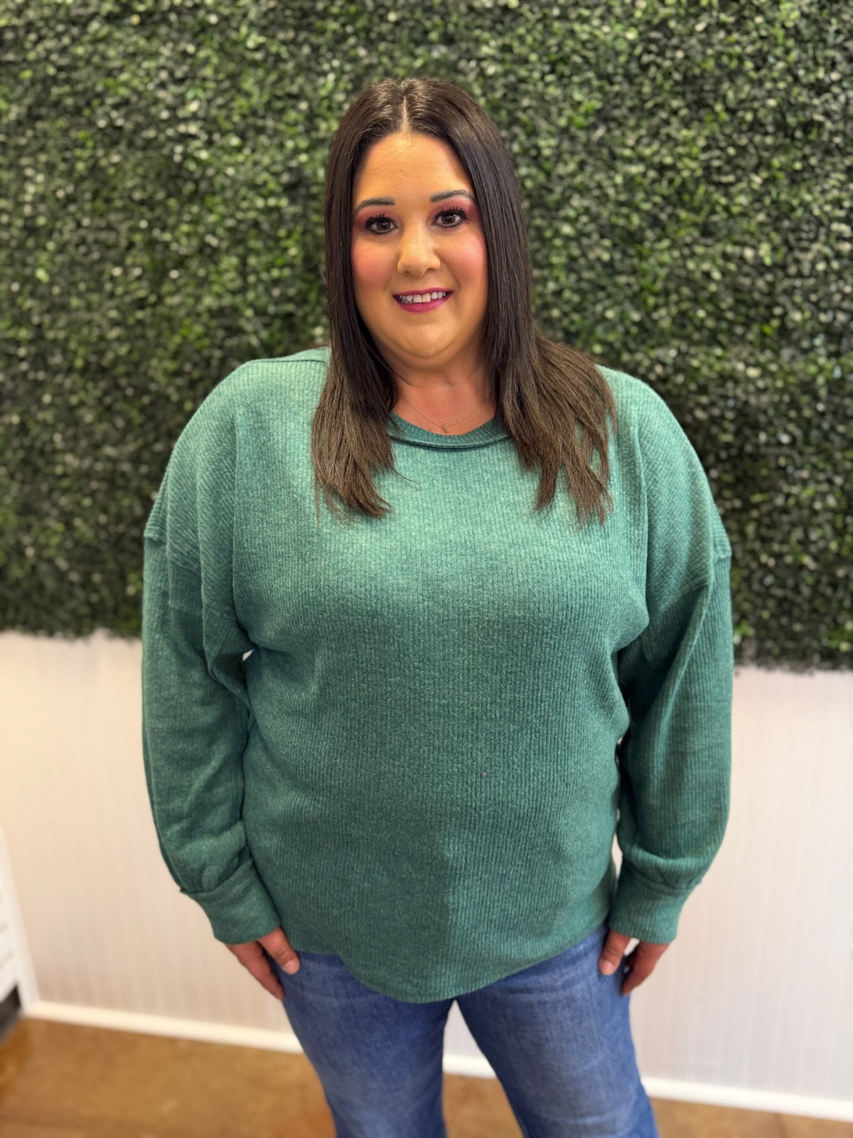 Easy Does it Ribbed Top - Plus