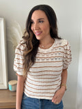 Boho Chic Striped Top