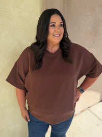 Off Duty Ribbed Top - Plus
