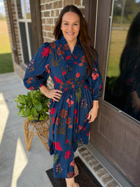 Painted Petals Maxi Dress