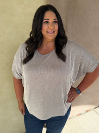 Classic Lines Ribbed Top - Plus