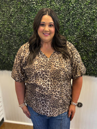 Savanna Nights Scallop Hem Top - Plus