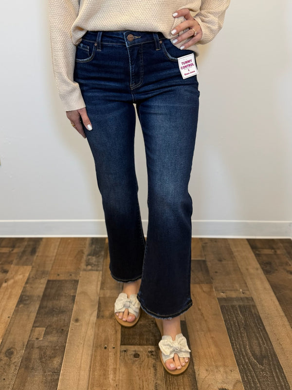 Blakely Tummy Control Crop Bootcut Jean - Risen