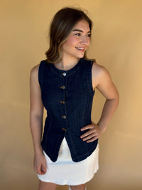 Blue Ridge Button Front Vest