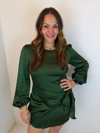 Emerald Allure Mini Dress