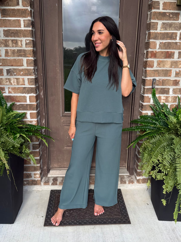 Easy Rhythm Ribbed Set