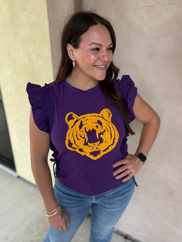 Ruffle & Roar Top