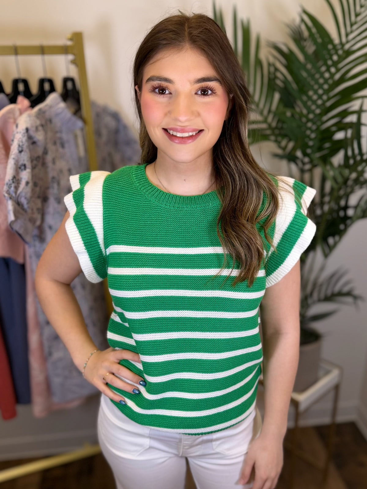 Playful Polish Knit Top