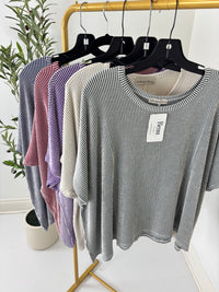 Classic Lines Ribbed Top - Plus