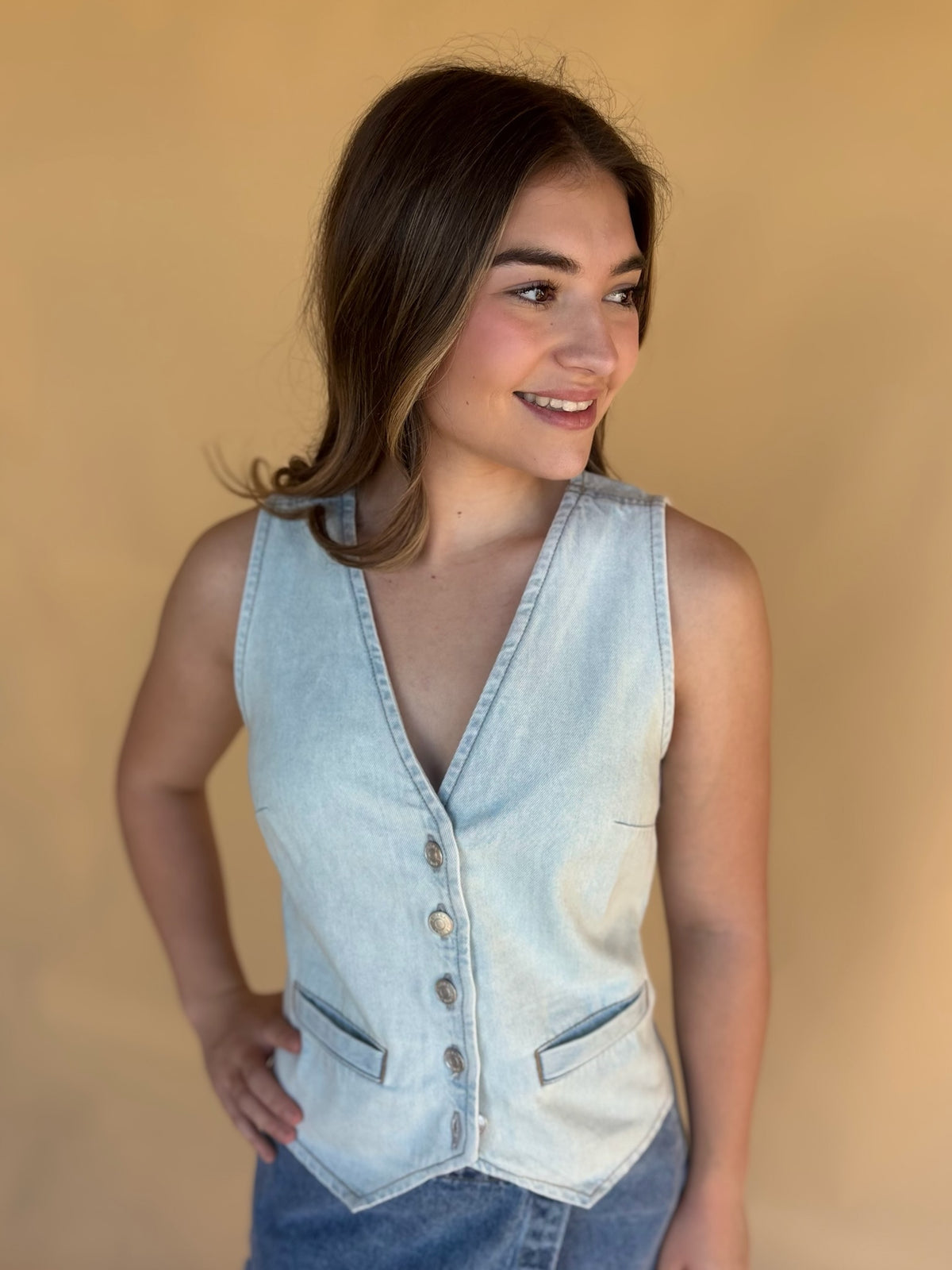 Urban Edge Denim Vest