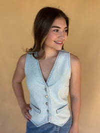 Urban Edge Denim Vest