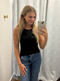 Sleeveless Ribbed Tank