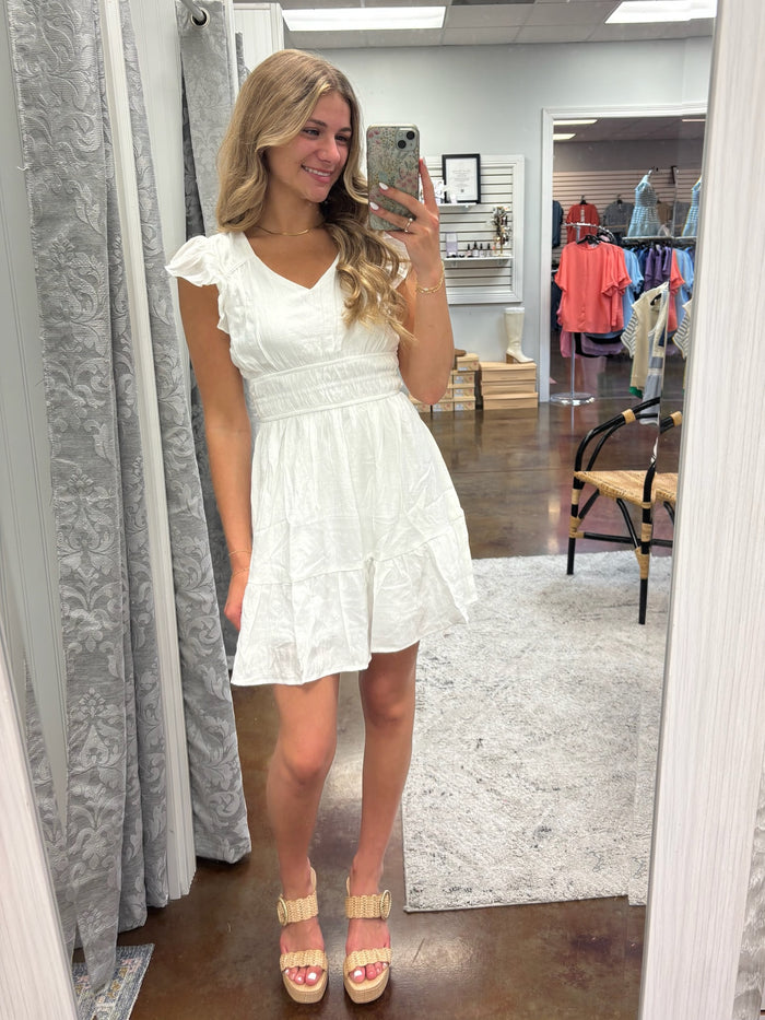 Simple and Clean Mini Dress