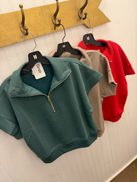 Plans Pending Half Zip Top