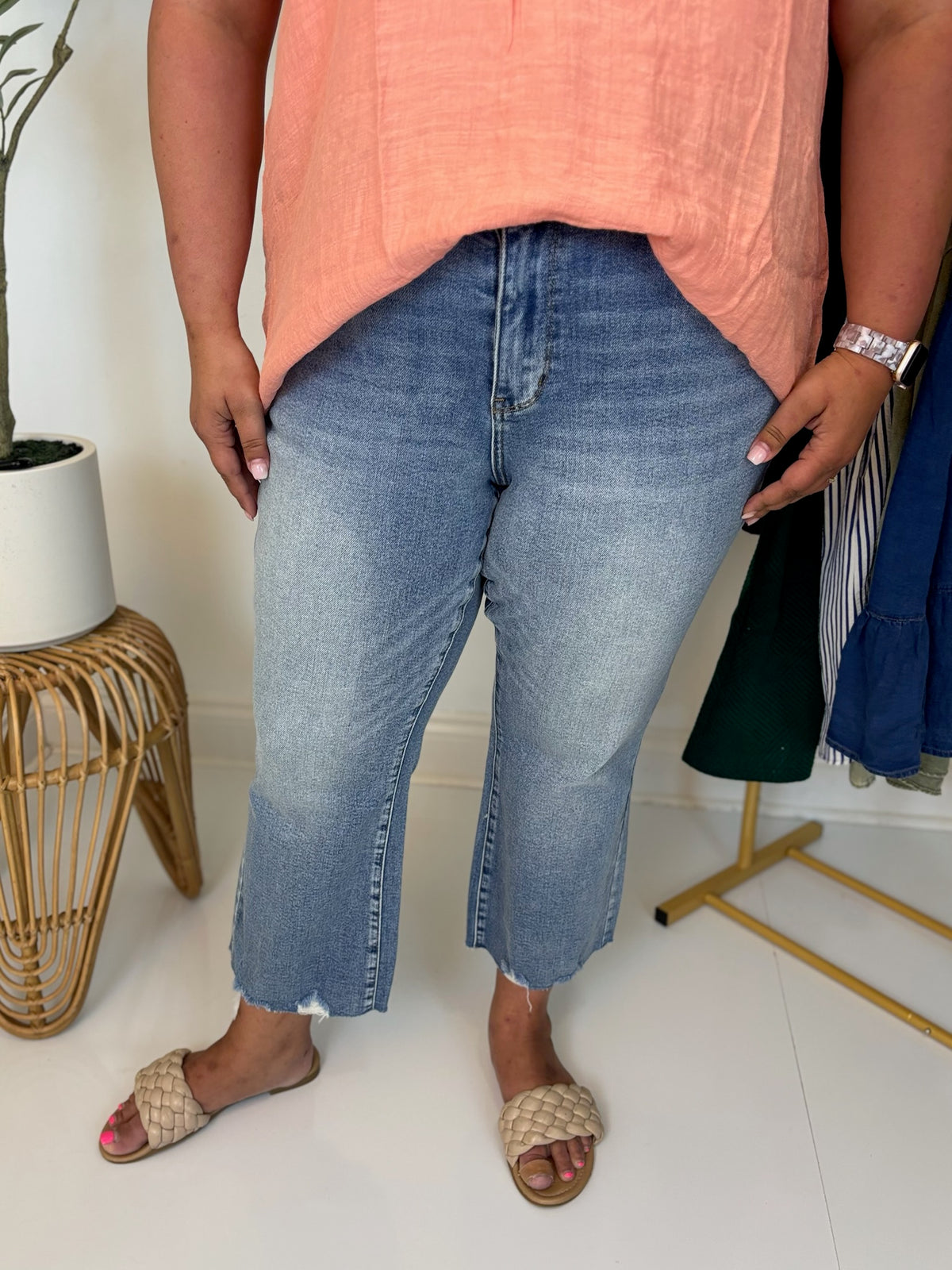 Kacie Vintage Wash Kick Flare Jean - Judy Blue