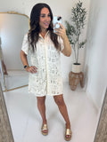 Wine Country Crochet Dress