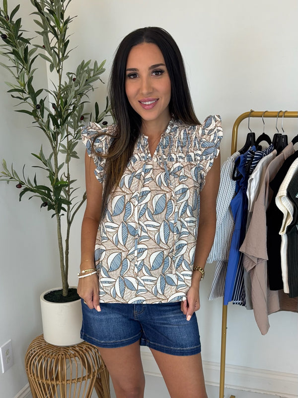 Getaway Cap Sleeve Top