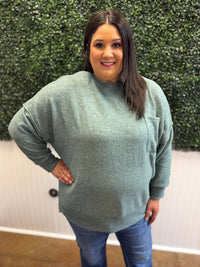 Misty Morning Pocket Top - Plus