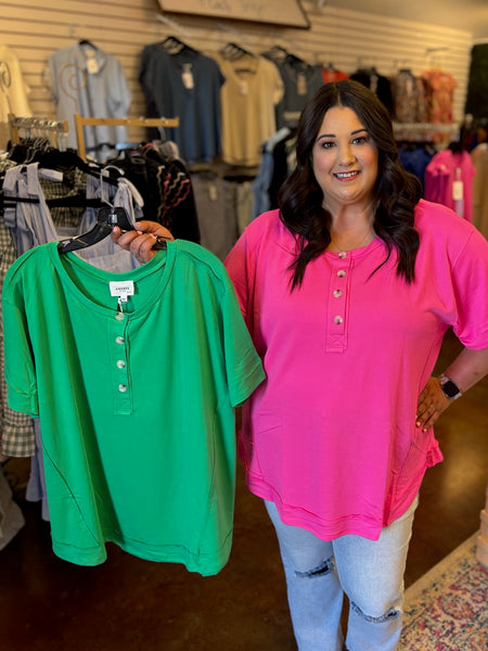 Casual Setting Knit Top - Plus