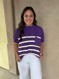 Keeping Score Striped Top