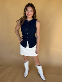 Blue Ridge Button Front Vest