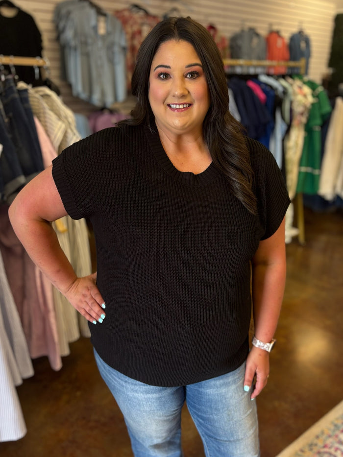 Naomi Knit Top - Plus
