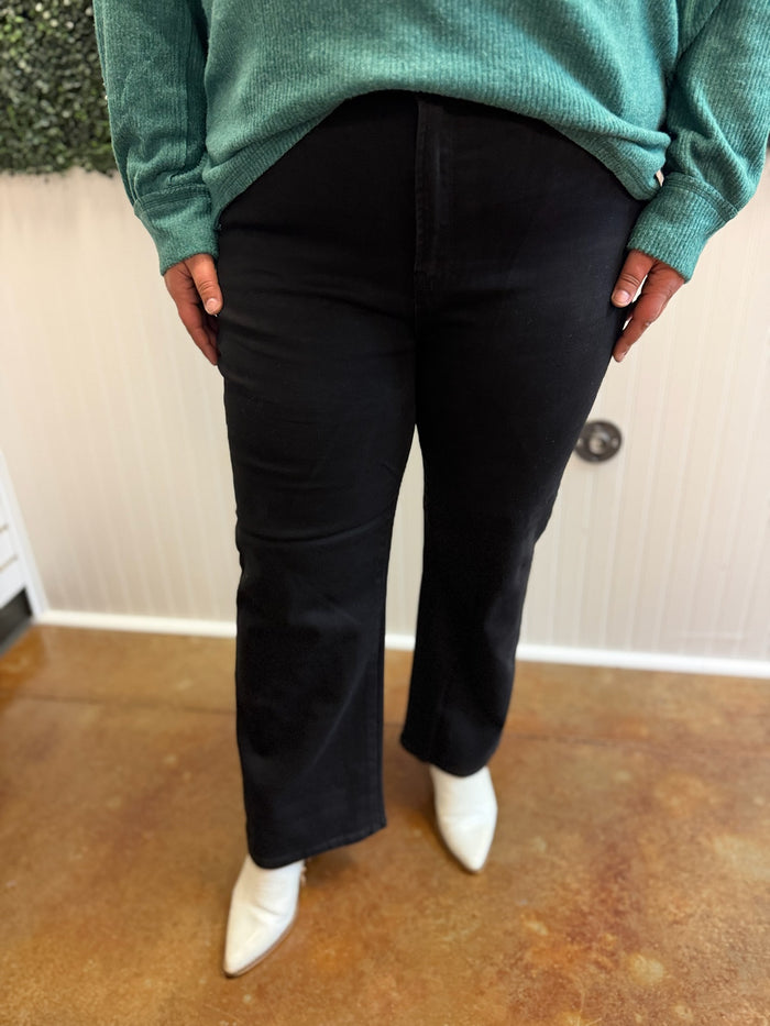 Monroe Cropped Straight Jean - Risen (PLUS)