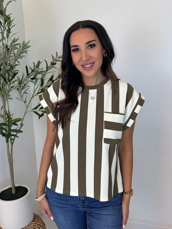 Season Opener Striped Top