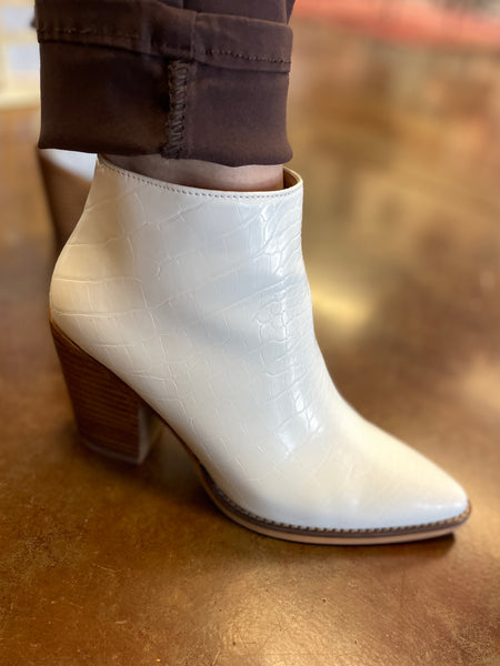 Dalia White Bootie