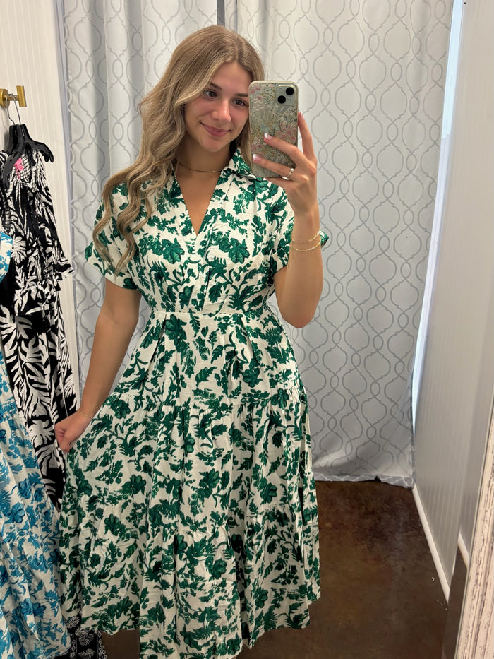 Floral Delight Midi Dress
