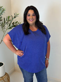 Easy Radiance Ribbed Top - Plus