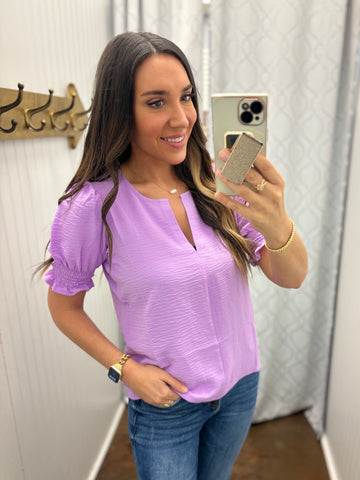 She's So Chic Scalloped Top