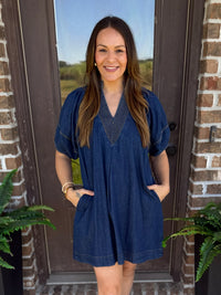 Better in Blue Denim Dress