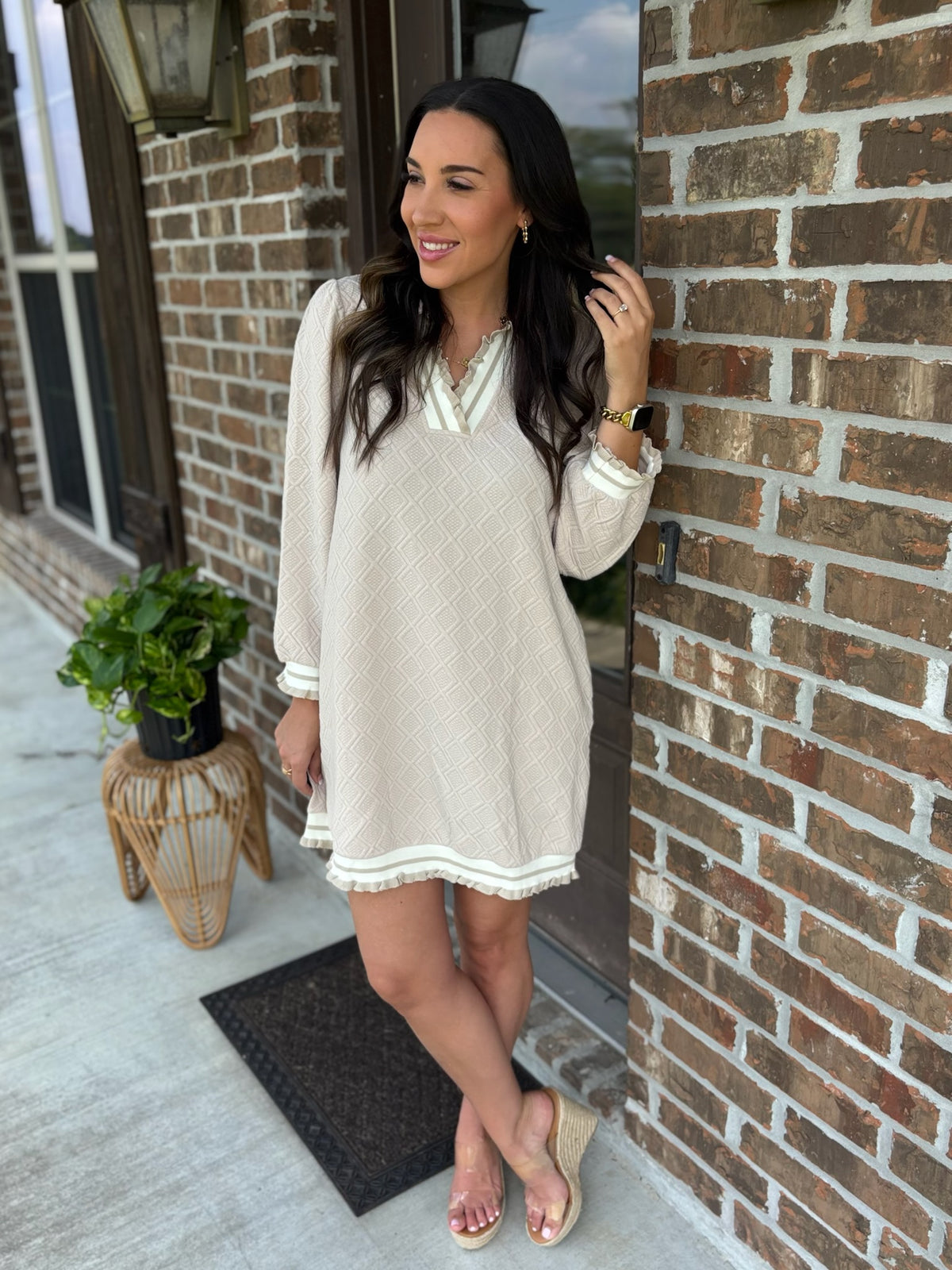 Soft Season Textured Dress