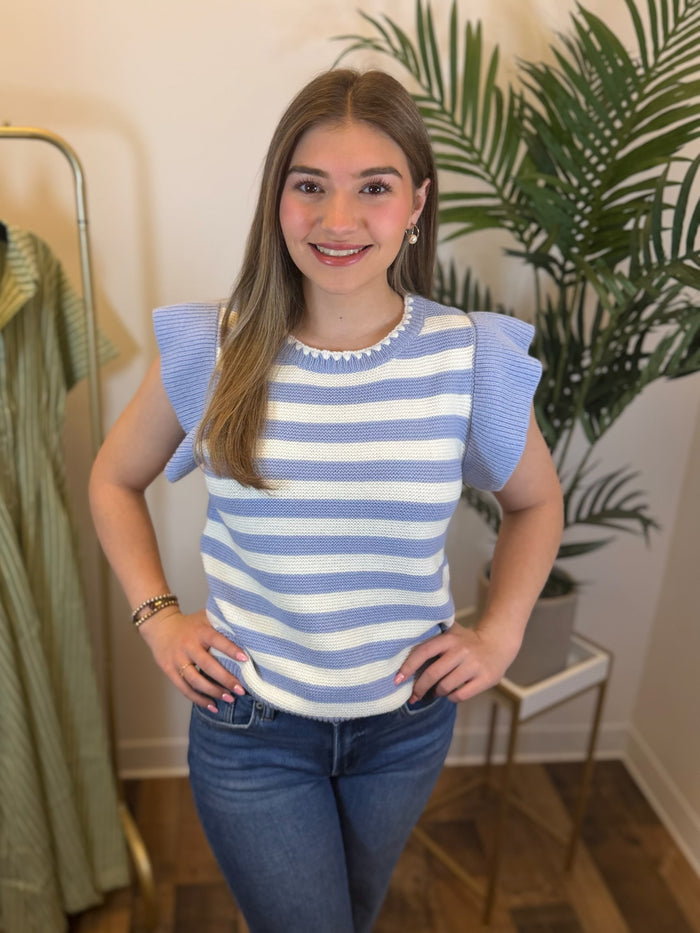 Subtle Charm Striped Top