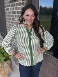 Rosewood Manor Striped Top