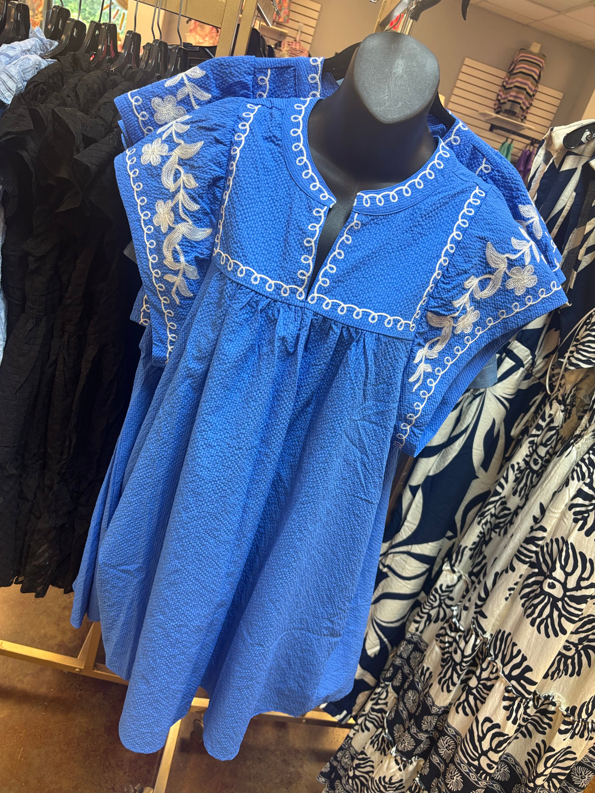Ember Embroidered Dress