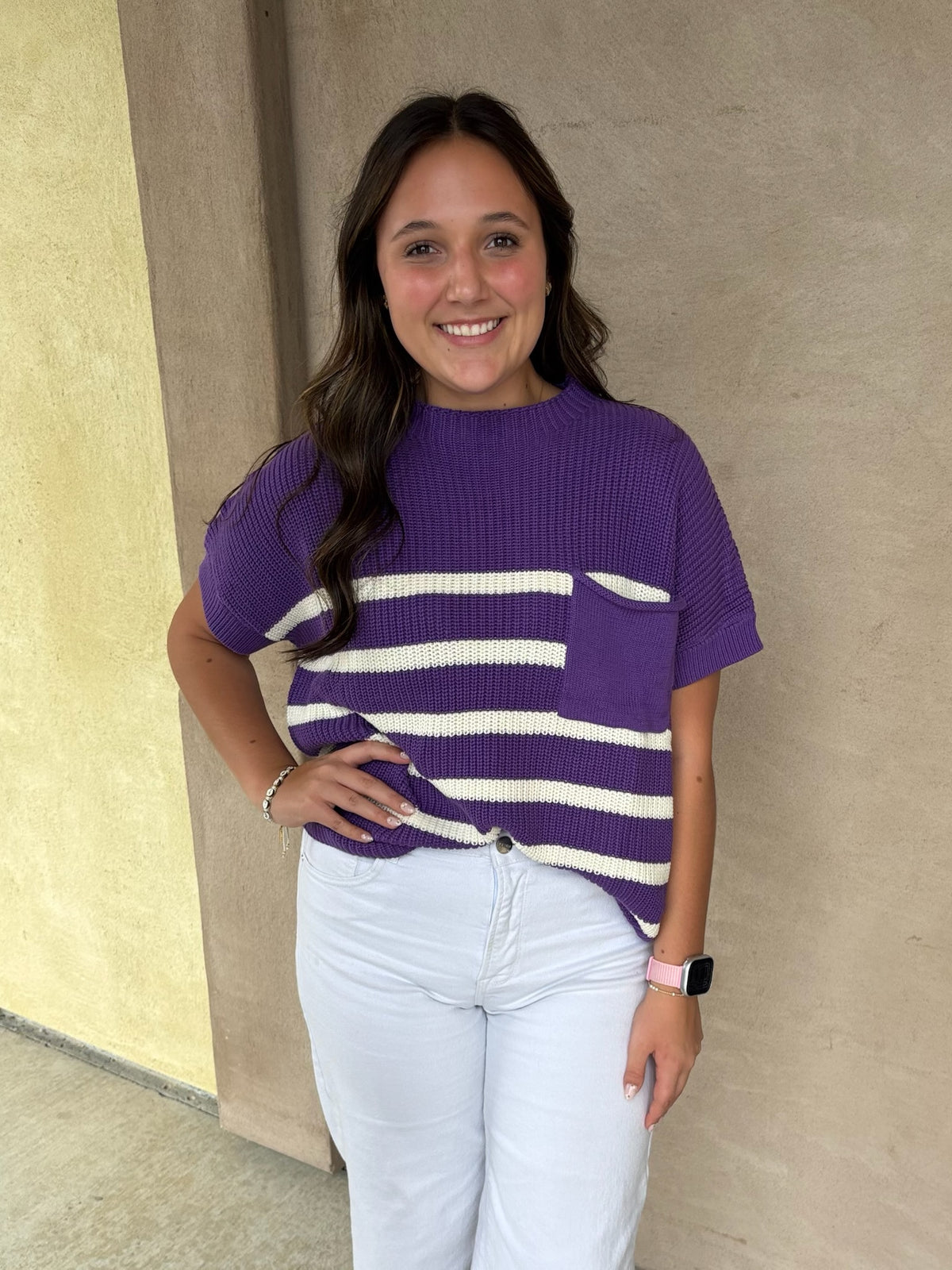 Keeping Score Striped Top