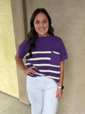 Keeping Score Striped Top