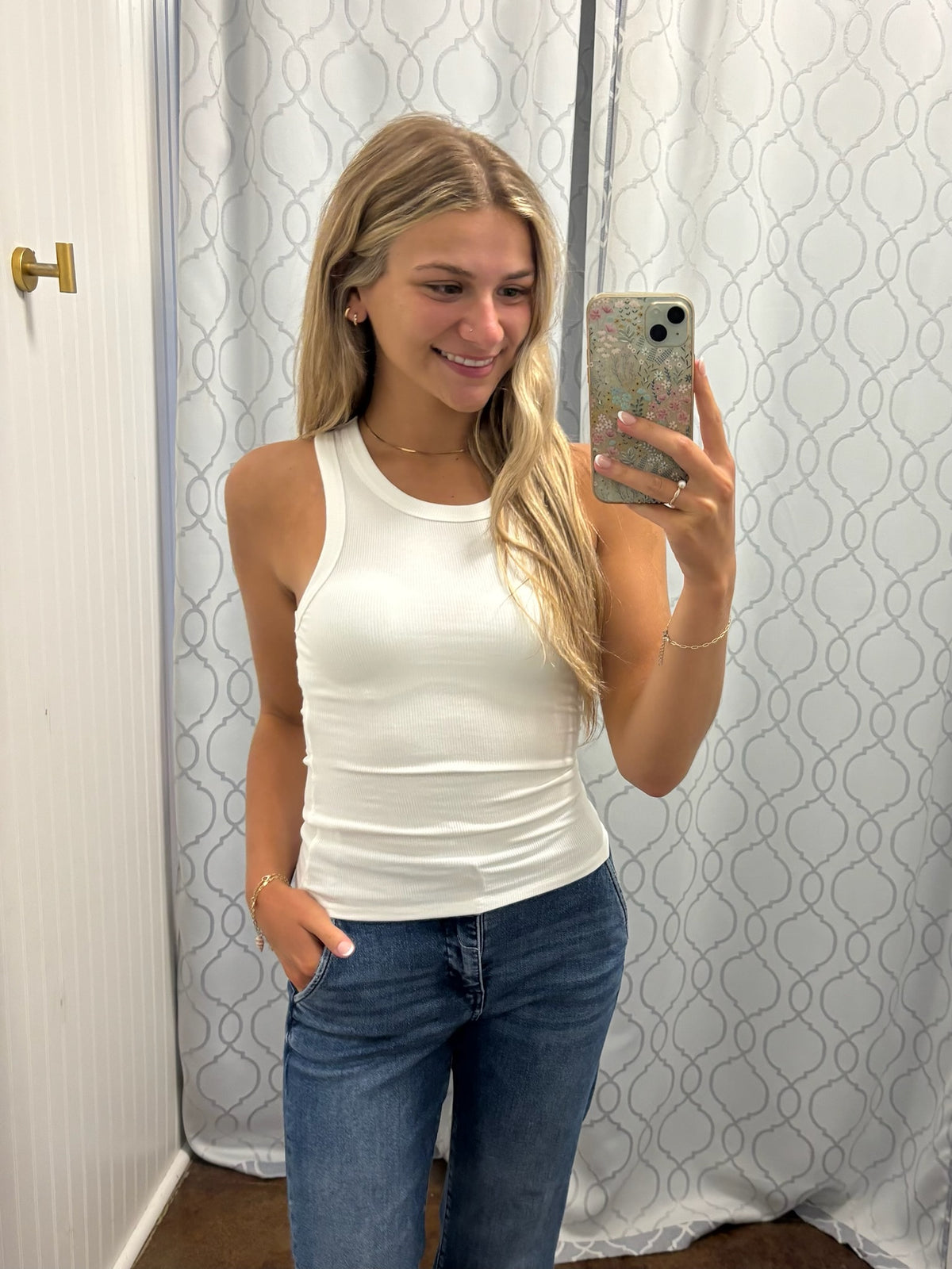 Sleeveless Ribbed Tank