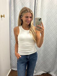 Sleeveless Ribbed Tank