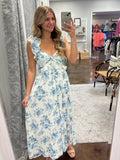 Soft and Serene Floral Dress